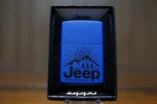 JEEP MOUNTAINS ZIPPO LIGHTER MINT IN BOX