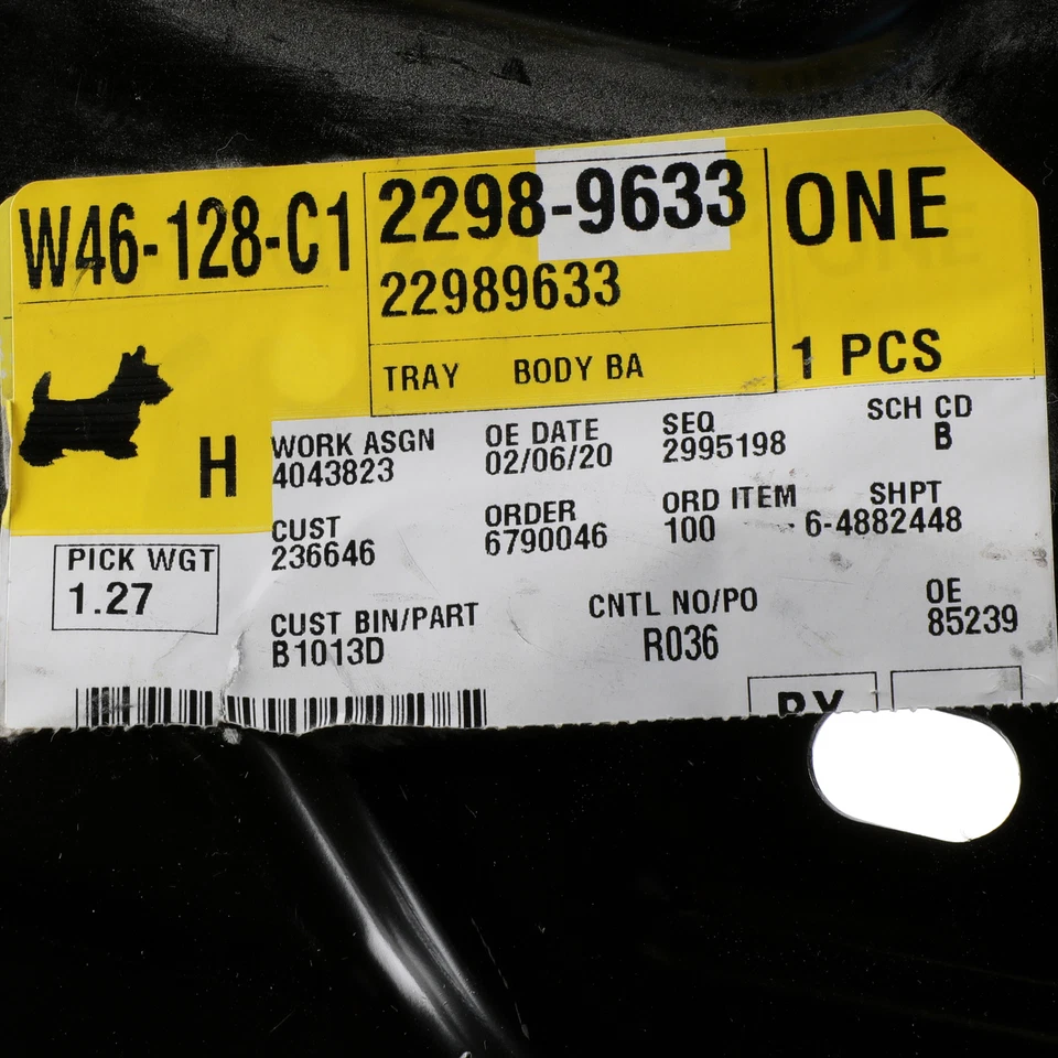 Bandeja de batería GM 14-20 OEM NUEVA GM genuina Chevy Silverado 2500 HD Tahoe 22989633 Foto 3 de 3