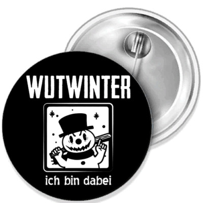 Wutwinter-ich bin dabei Frost Button Anstecker Aufkleber Flaschenöffner Spiegel