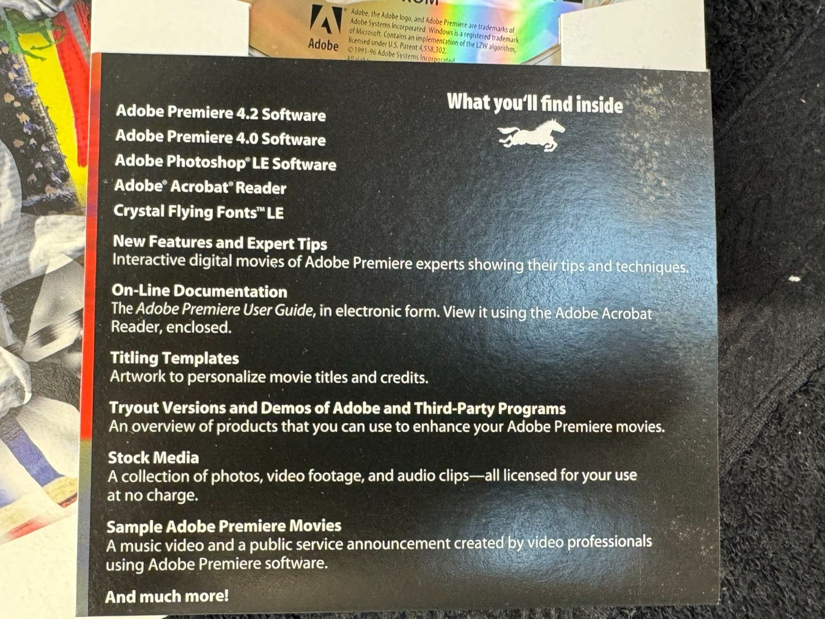 Adobe Premiere 4.2 for Windows - Deluxe CD ROM Media | eBay Adobe Premiere 4.2 for Windows - Deluxe CD ROM Media | eBay
