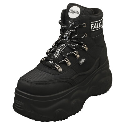Buffalo Blader Womens Hiking Boots in Black