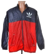 VINTAGE ADIDAS 1990'S FOOTBALL RAIN HOODED JACKET SIZE M/L ADULT