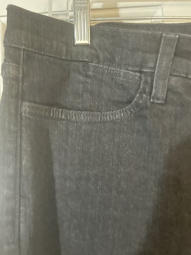 NYDJ PREMIUM DENIM - WOMENS TUMMY TUCK BLACK JEANS -SIZE 16 - NWOT 420 - Picture 3 of 9