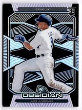 2020 Panini Chronicles Obsidian Electric Etch Gavin Lux #3 /99 Dodgers