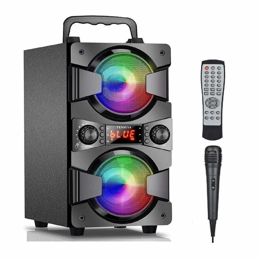60w Bluetooth Speaker Portable Big Power Wireless Stereo Karaoke
