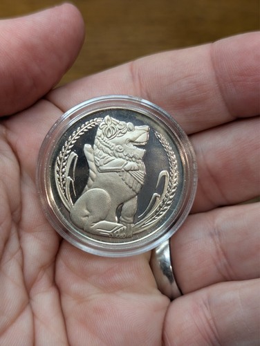 1976 Singapore $1 Lion Silver Proof Coin in Capsule - Picture 17 of 17