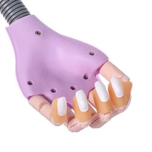 Practice Hand for Acrylic Nails False Fake Mannequin Hand with 100Pcs Nail Tips - Picture 9 of 9