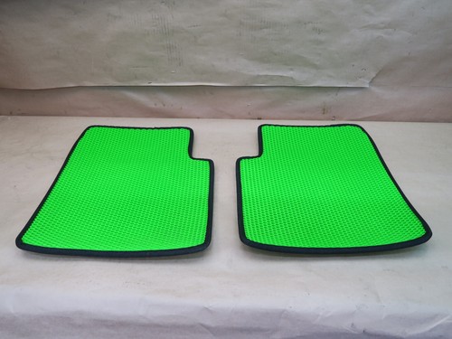 2004-2006 Scion xB Custom Fit All Weather EVA Floor Mats 1st and 2nd Row Green - Picture 11 of 13