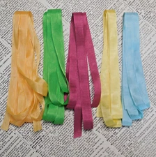 Vintage Rayon Seam Binding "Breath of Spring Collection" 15 Total Yards 5 Colors