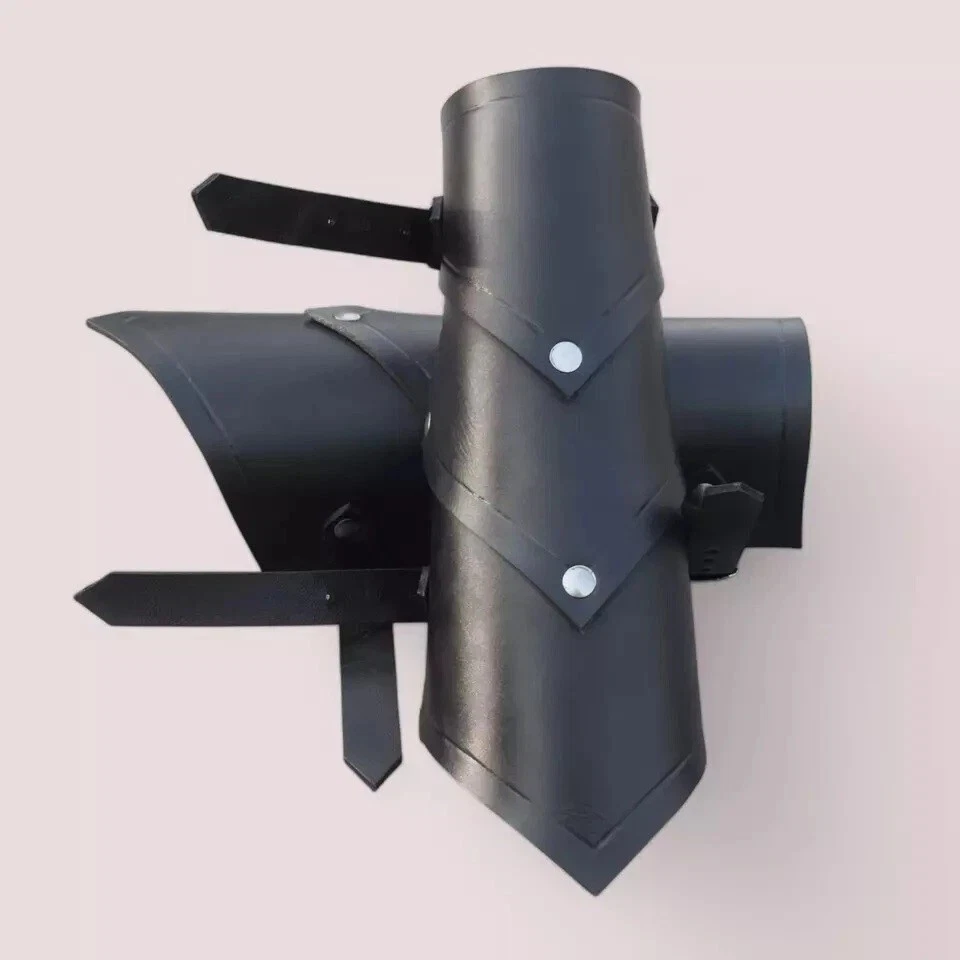 Disfraz medieval renacentista para mujer trajes de cuero LARP Foto 3 de 3