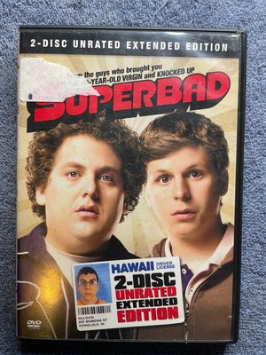 Superbad DVD, 2007, 2-Disc Set, Special Edition Unrated Extended Cut