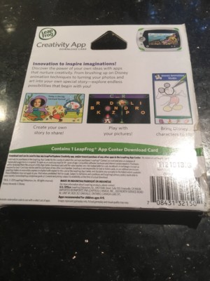 LeapFrog LeapPad Explorer Creativity App Download Card NEW SEALED 