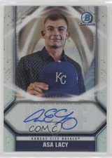 2020 Bowman Draft Chrome Draft Night 50/99 Asa Lacy #DNA-AL Auto 0s23