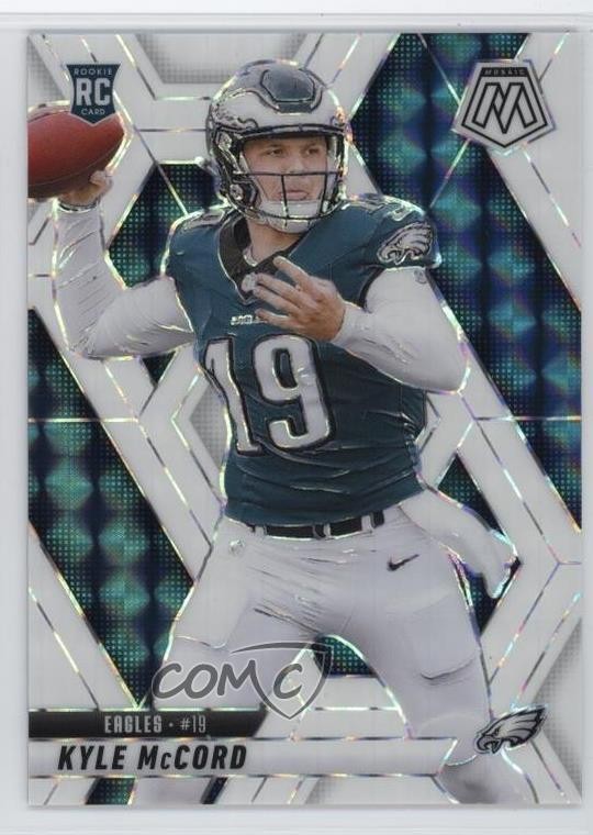 2025 Panini Mosaic Rookies White Mosaic Prizm 22/25 Kyle McCord #352 0m89