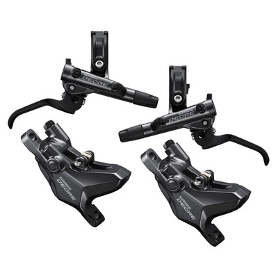 Shimano Deore BL-M6100 / BR-M6100 Scheibenbremsen Set a vorne & hinten, 1000/...