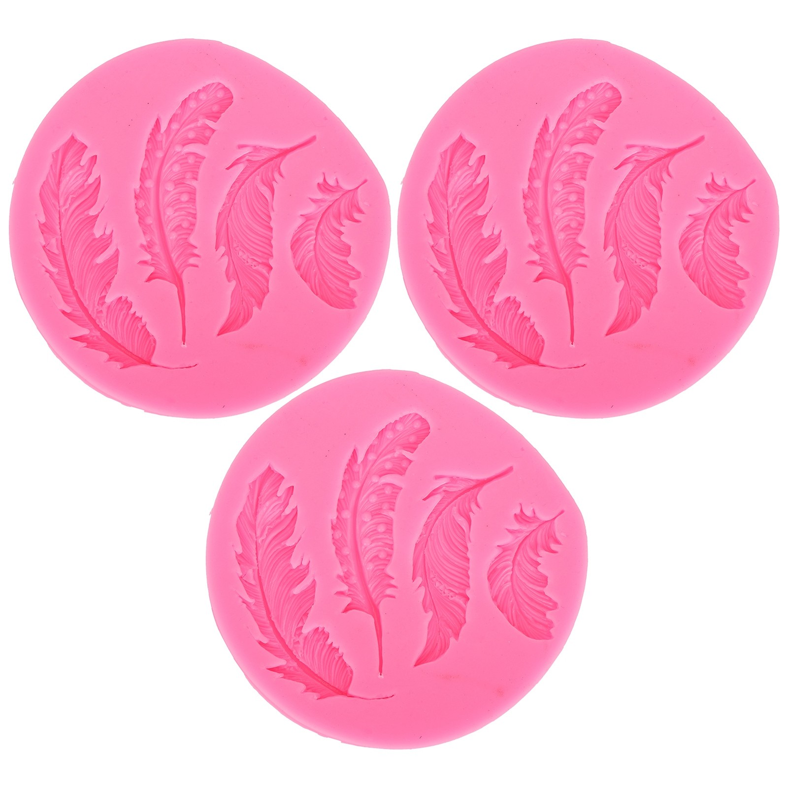 New Feather Silicone Mold Three‑dimensional Feather Shape Cake Molds For