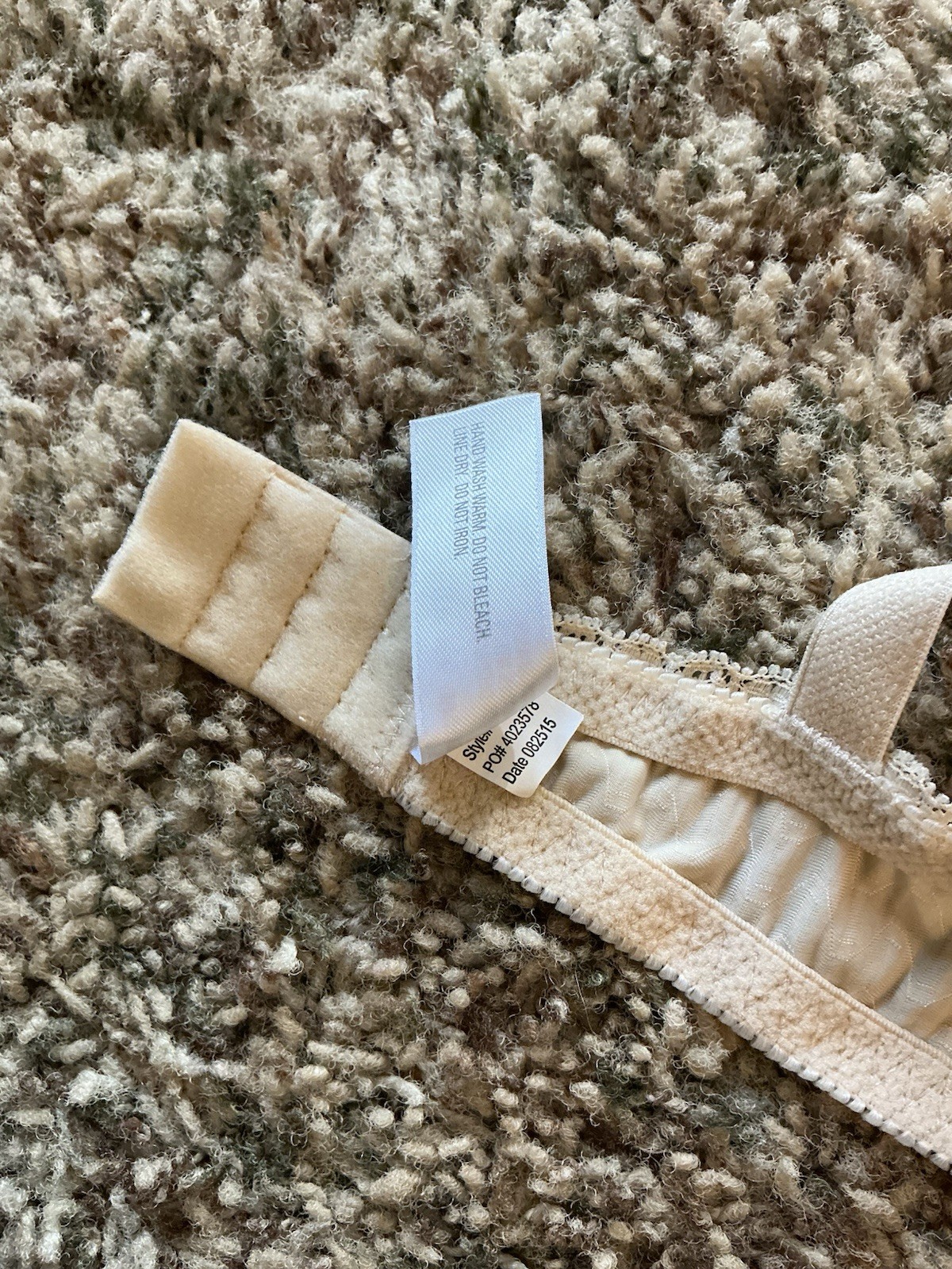 Underscore Bra 34B Beige Wireless Lightly Lined E… - image 9