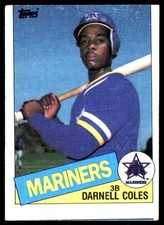 Darnell Coles 1985 Topps #108 Mariners MLB READ FREE SHIPPING AutographDen