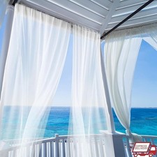 Outdoor Patio Mosquito Netting Curtains Insect Protection Quick Dry Privacy New