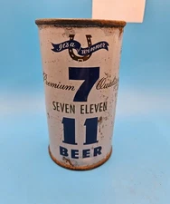 Uncommon 7-11 Seven Eleven Flat Top Beer Can - Best Brewing of Chicago IL
