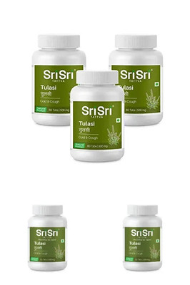 Sri Sri Tattva Tulasi Tablets   Ayurvedic Herbal Support for Respiratory Wellnes