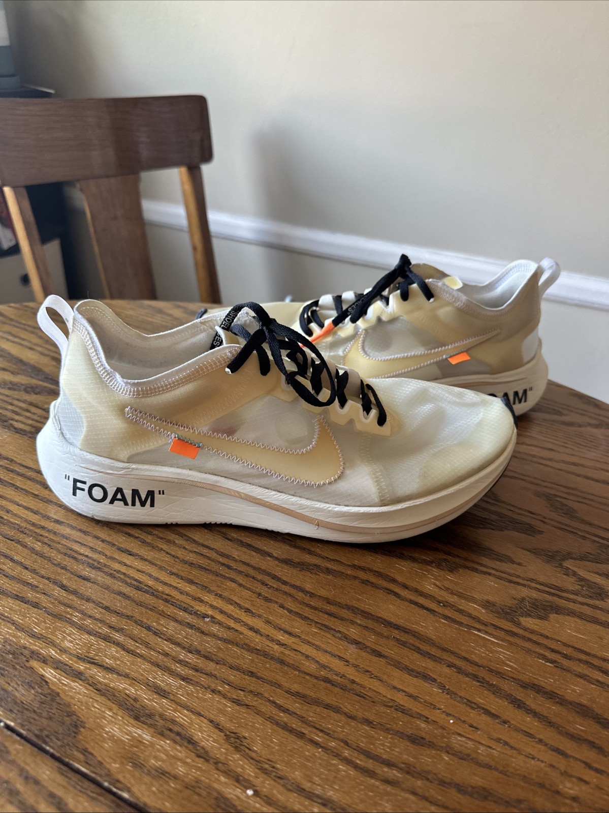 OFF WHITE X NIKE Nike Off White x Zoom Fly SP The Ten Taglia 12 5