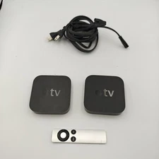 Lot Of 2 Aaple TV's A1469 w/ Power cords & 1 Remote