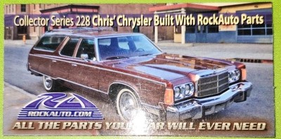 Rock Auto Parts Collector Series Magnet #228 Chris Chrysler 