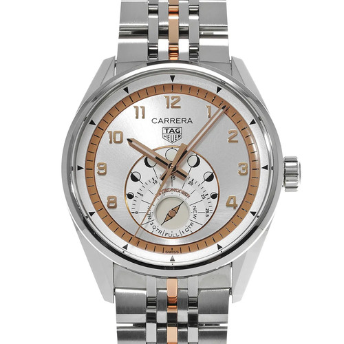 TAG Heuer Carrera WBX2111.BD0002 39mm Stainless Steel Silver Wristwatch #WW1895