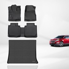 Kelcseecs All Weather Floor Mats Cargo Liner 2012-2017 Chevy Equinox