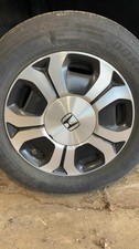 Used Wheel fits: 2015 Honda Civic 15x6 alloy hidden lug nuts 5 openings Y spoke