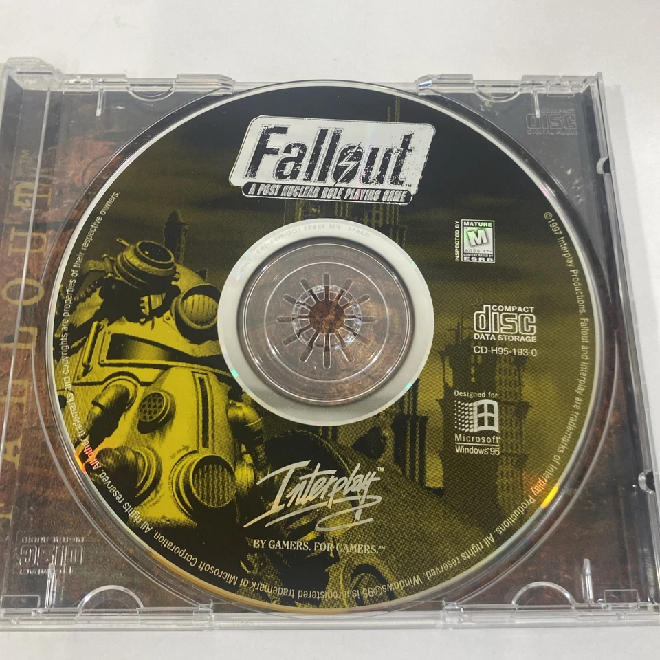 Fallout A Postnuclear Role Playing Game Jewel Case Interplay Windows PC CD ROM - Image 4 of 4
