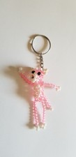 Pink Panter Keychain Beads