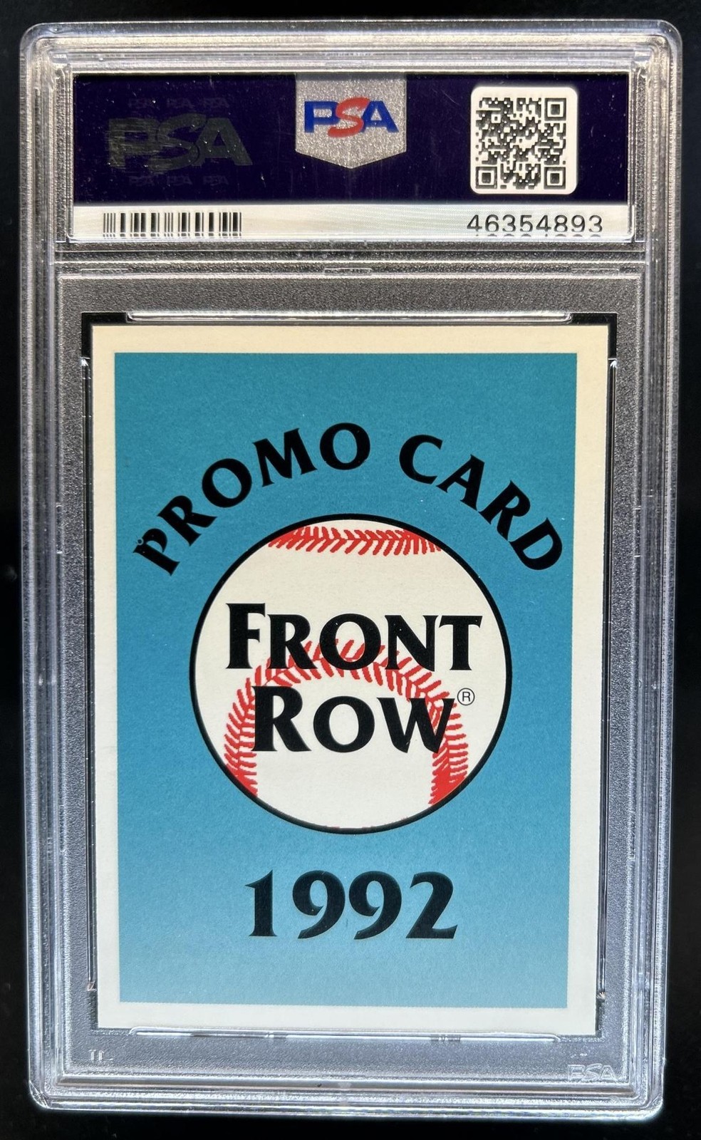 1992 Front Row Draft Picks Derek Jeter Rookie RC Promos Bulldogs PSA 9 view 2