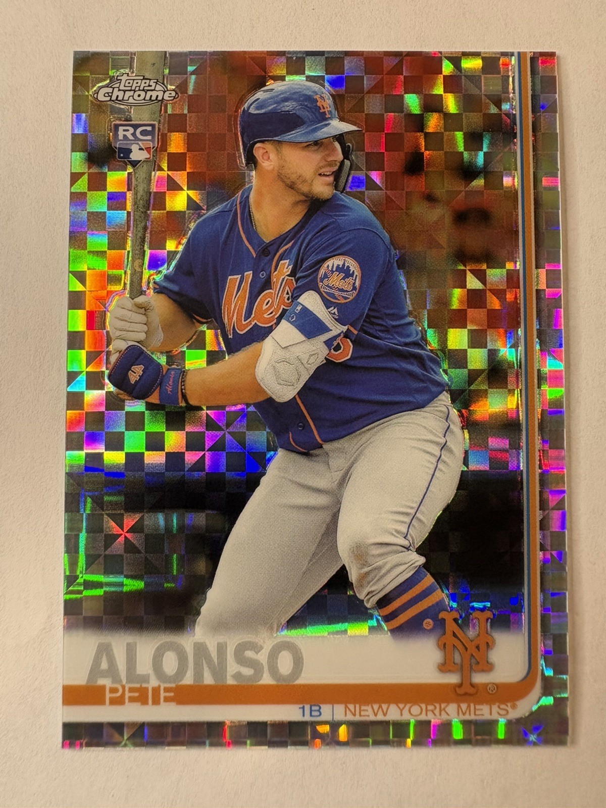 2019 Topps Chrome Pete Alonso RC XFractor #204