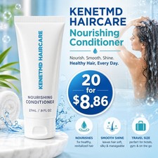 KenetMD Haircare Nourishing Conditioner 0.9oz - Hyatt Hotels - TRAVEL- Lot of 20