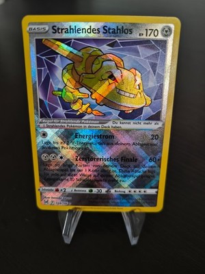 Pokemon Strahlendes Stahlos LOR 124/196 Verlorener Ursprung DE NM Rare Holo