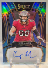 CODY MAUCH ROOKIE AUTO 2023 Panini Select Rookie Signatures LIGHT BLUE PRIZM /49