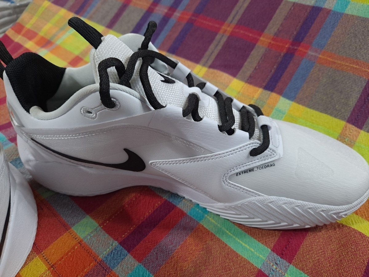 Nike Air Zoom Hyperace 3 Mens 13 White Black Gum Volleyball Shoes FQ7074-101 Nike Zoom Hyperace 3 Volleyball Shoe | All Volleyball main image 3