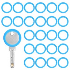 Key Covers Caps [40Pcs] - Key Color Identifiers Tags - [Sky Blue]