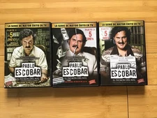 PABLO ESCOBAR, “EL PATRON DEL MAL" COMPLETE SERIES SUBT-ESP-ENG 15DVD’s, 73 EPIS