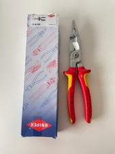 KNIPEX 13 86 200 200mm Pliers Electrical Installation VDE Good Used Condition