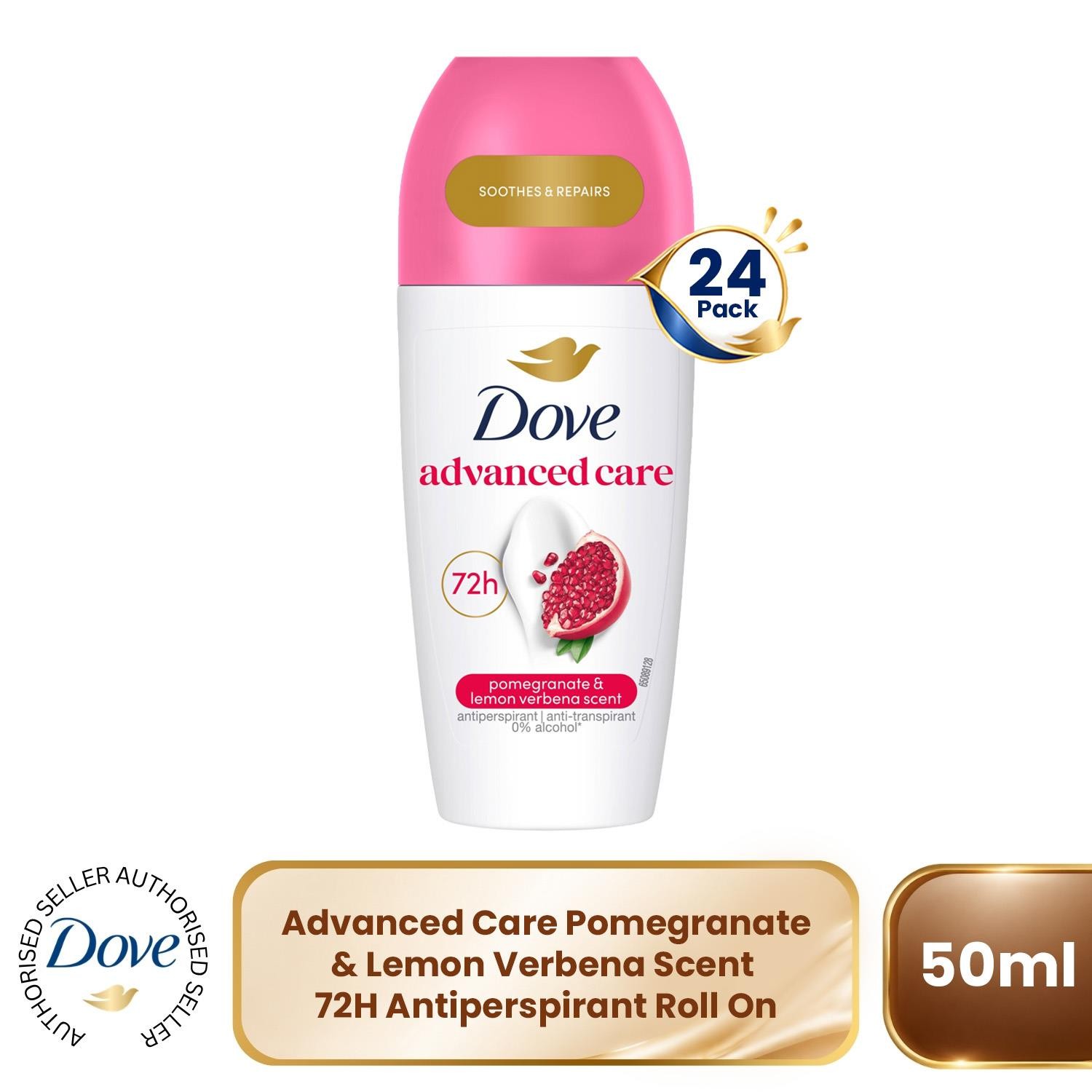 Dove Go Fresh Roll On Anti-Perspirant - Pomegranate 72H Protection, 3x50ml - Image 6