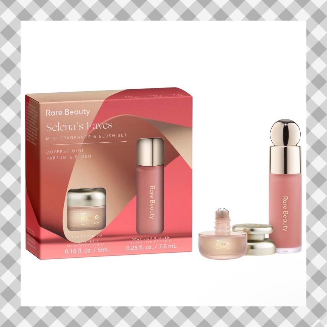 【新品】Rare Beauty レアビューティー　香水セット Rare Beauty Selena's Faves Mini Fragrance & Full Size HAPPY Blush