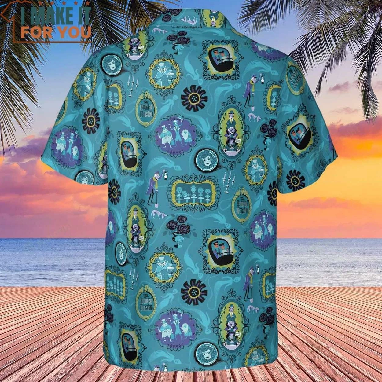 Haunted Mansion Pattern Hawaiian Shirt, Fun and Stylish Hawaiian Shirts