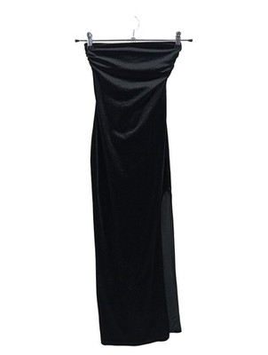 BERSHKA Abendkleid Damen Kleid Gr. DE 36 schwarz Elegant