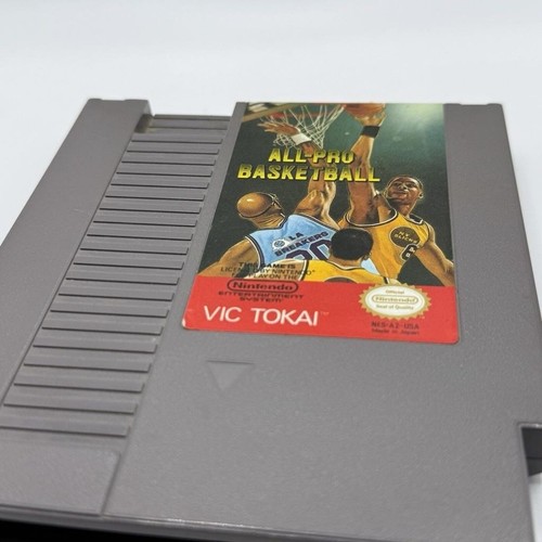 All-Pro Basketball (Nintendo Entertainment System, 1989) Game And Box - Picture 3 of 10