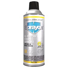 Sprayon Sc0206000 General Purpose Lubricant, 16 Oz, Aerosol Spray Can, Silicone