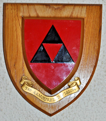 3. Panzerdivision Chaos Wandtafel Schild