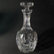 ATLANTIS SOPHIA DECANTER w STOPPER, Cut Lead Crystal, 10 1/8", Made in PORTUGAL